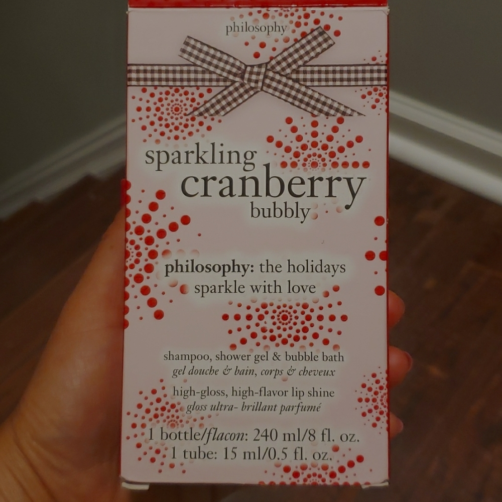 sparkling cranberry bubbly (Shampoo, shower gel and bubble bath)